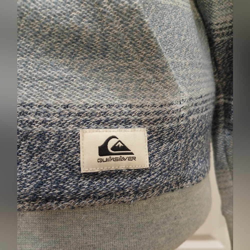 Quiksilver Blue Striped Hoodie - Picture 7 of 9